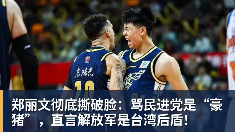 九游体育郑丽文彻底撕破脸：骂民进党是“豪猪”，直言解放军是台湾后盾！